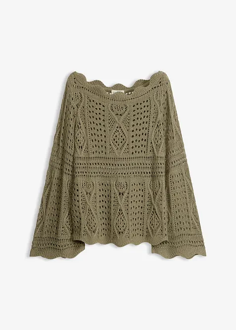 Maglia traforata, bonprix