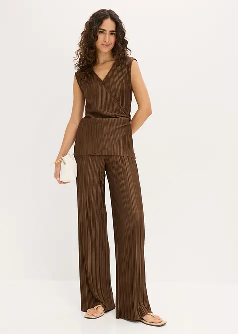 Maglia plissettata, bonprix