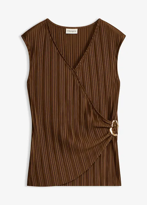 Maglia plissettata, bonprix