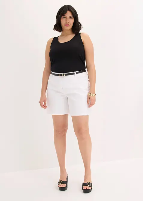Shorts con ricami traforati, bonprix