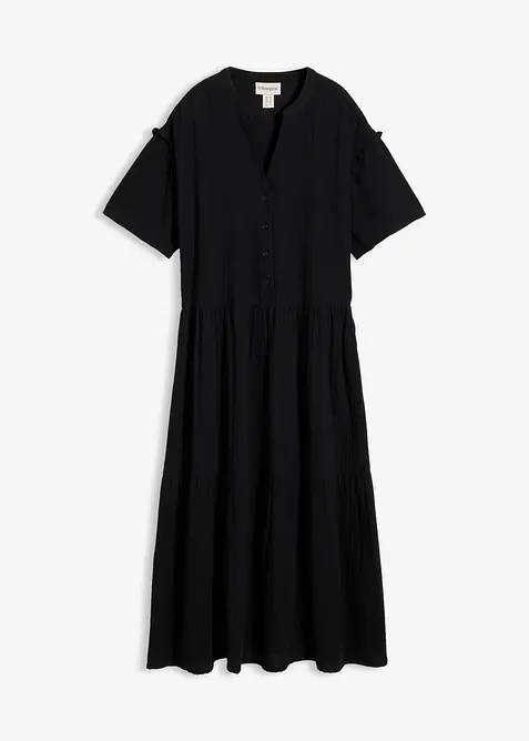 Abito midi in mussola morbida, bonprix