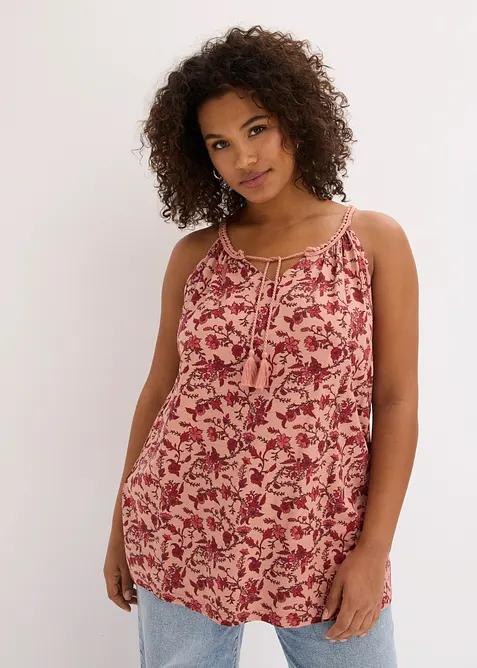 Top in viscosa con spalline sottili, bonprix