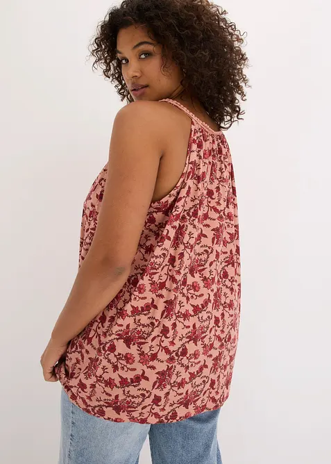 Top in viscosa con spalline sottili, bonprix