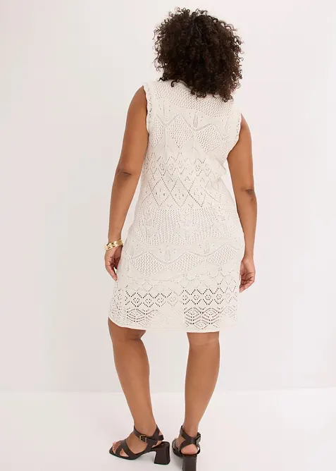 Abito in maglia di misto cotone, bonprix