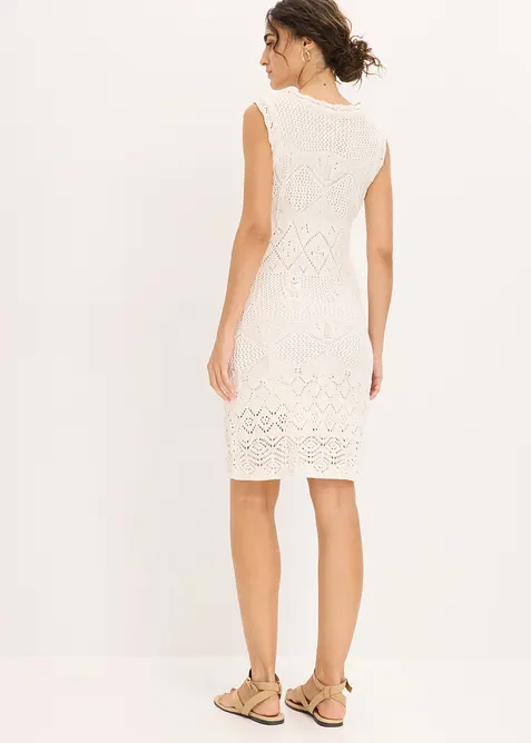 Abito in maglia di misto cotone, bonprix