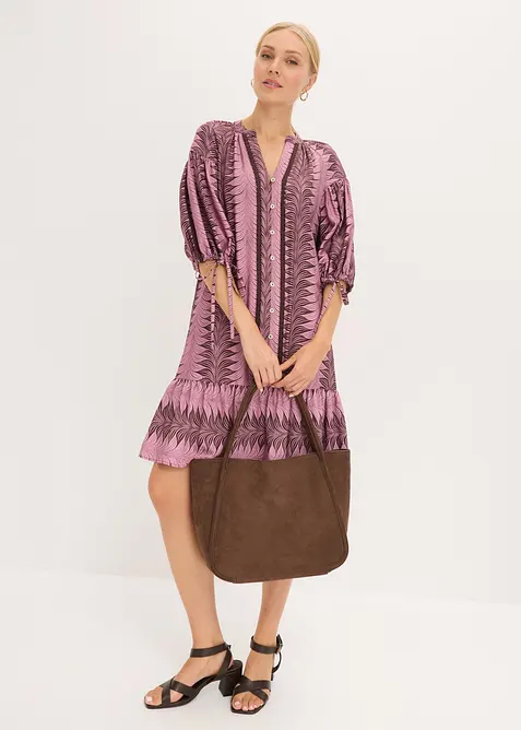 Miniabito in misto viscosa morbido, bonprix