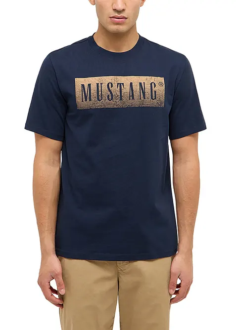 T-shirt Mustang Austin in puro cotone biologico, Mustang Jeans