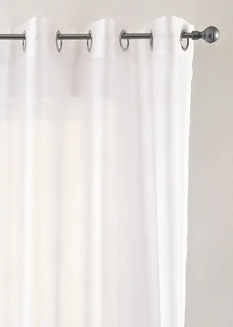 Tenda trasparente in voile leggero (pacco da 1), bonprix