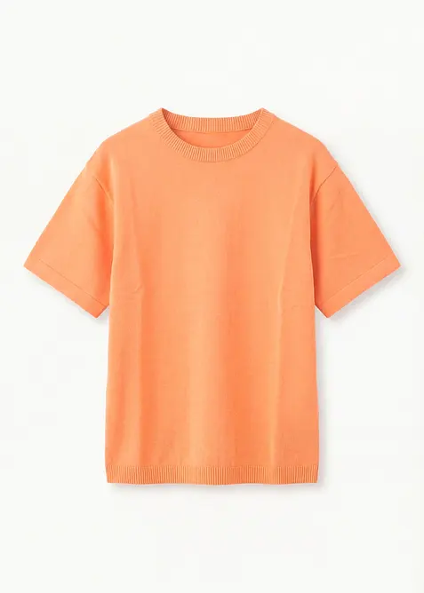 Maglione in filato fine di puro cotone biologico, bonprix
