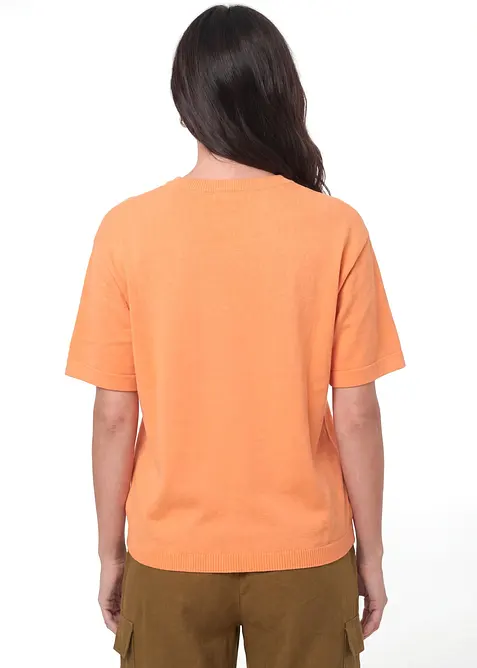 Maglione in filato fine di puro cotone biologico, bonprix