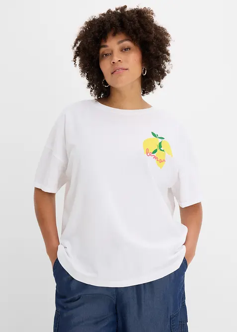 Maxi maglia in puro cotone biologico, bonprix