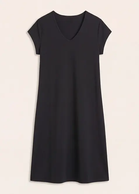 Abito in maglina di misto cotone elasticizzato, bonprix