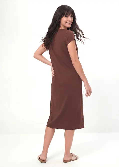 Abito in maglina di misto cotone elasticizzato, bonprix