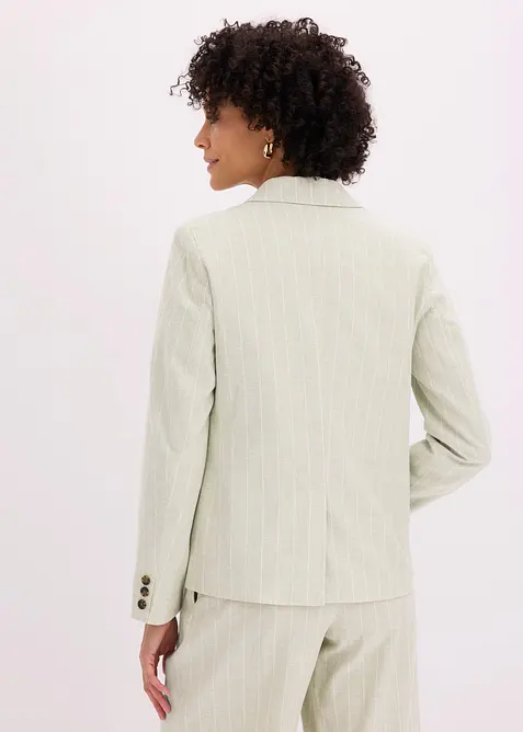 Blazer in misto lino, bonprix
