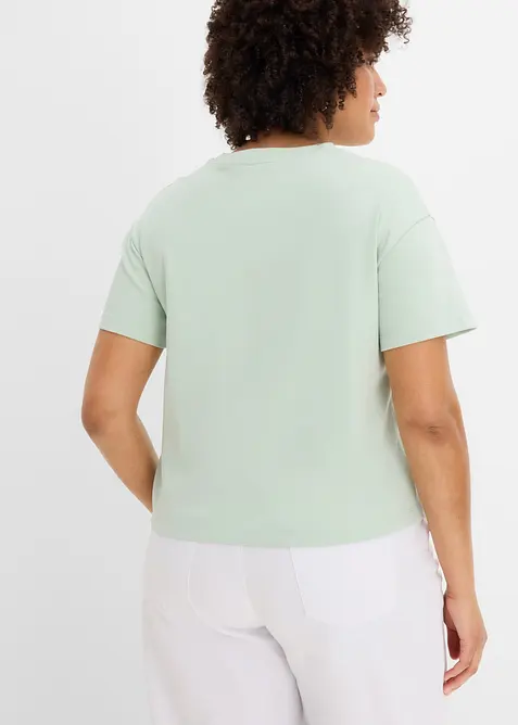 T-shirt larga in puro cotone biologico, bonprix