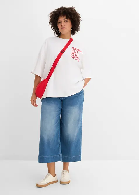 Maxi maglia in puro cotone biologico, bonprix