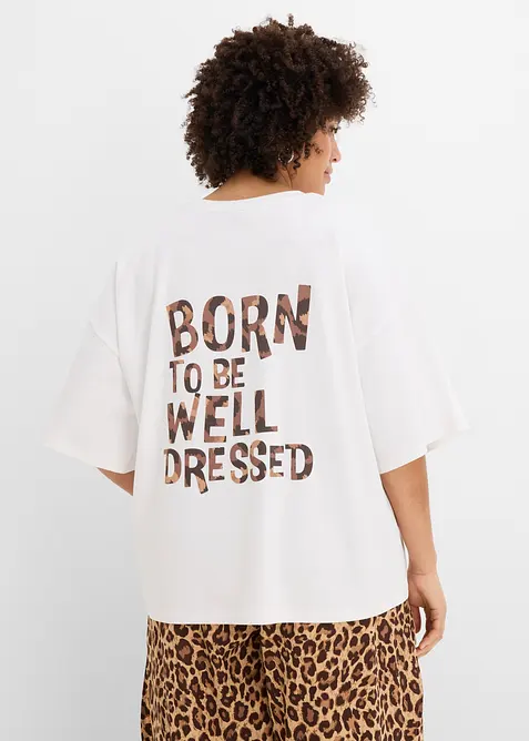 Maxi maglia in puro cotone biologico, bonprix