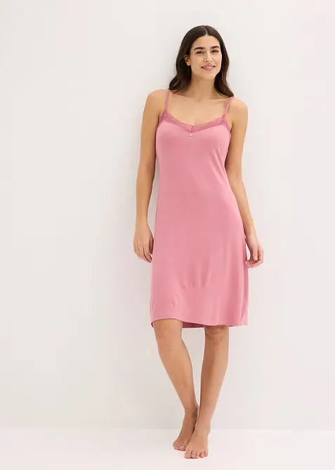 Camicia da notte in misto viscosa morbido, bonprix