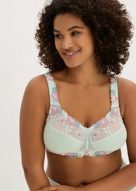 Reggiseno contenitivo senza ferretto con spalline imbottite, bonprix