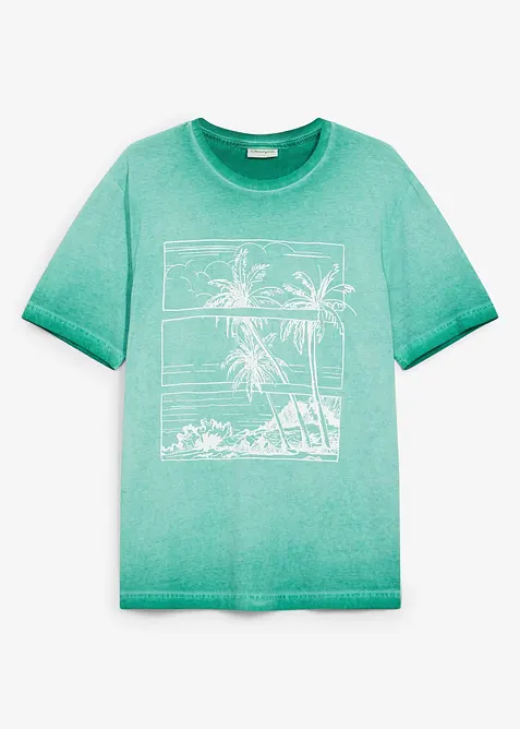 T-shirt in puro cotone biologico effetto lavato, bonprix