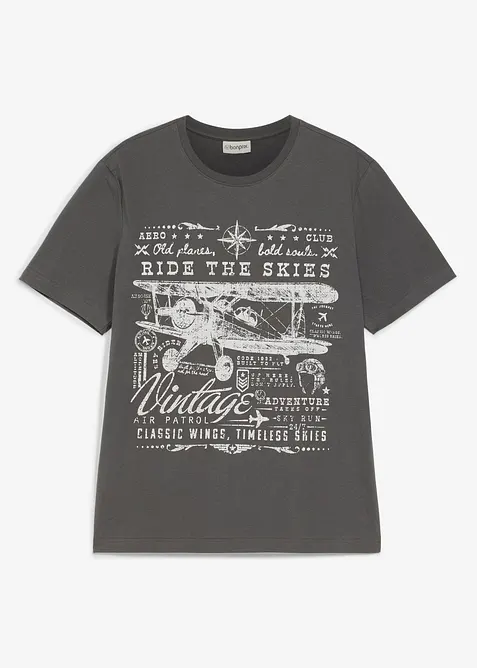 T-shirt in puro cotone biologico, bonprix
