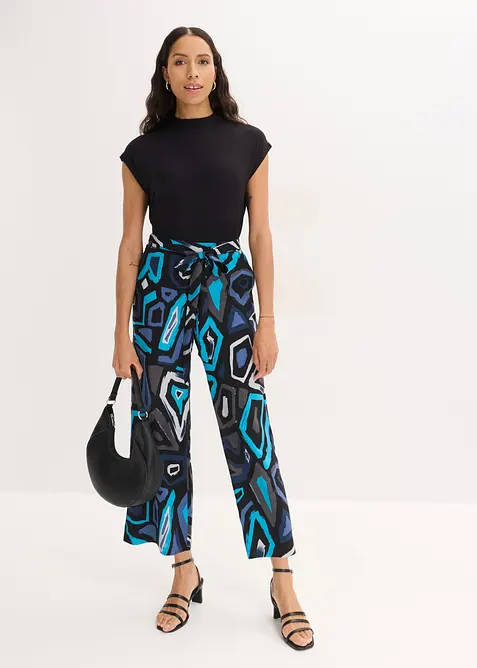 Pantaloni culotte in viscosa fluida, bonprix