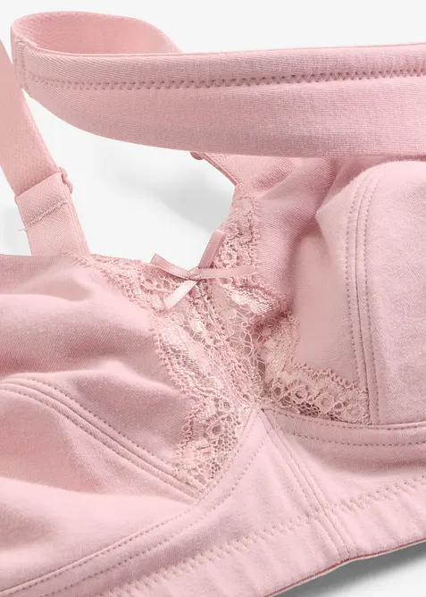 Reggiseno senza ferretto  con cotone biologico (pacco da 2), bonprix