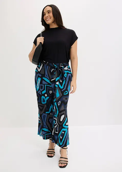 Pantaloni culotte in viscosa fluida, bonprix