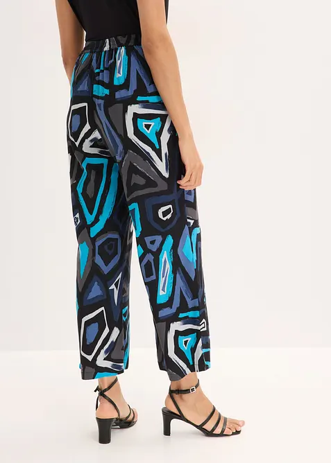 Pantaloni culotte in viscosa fluida, bonprix