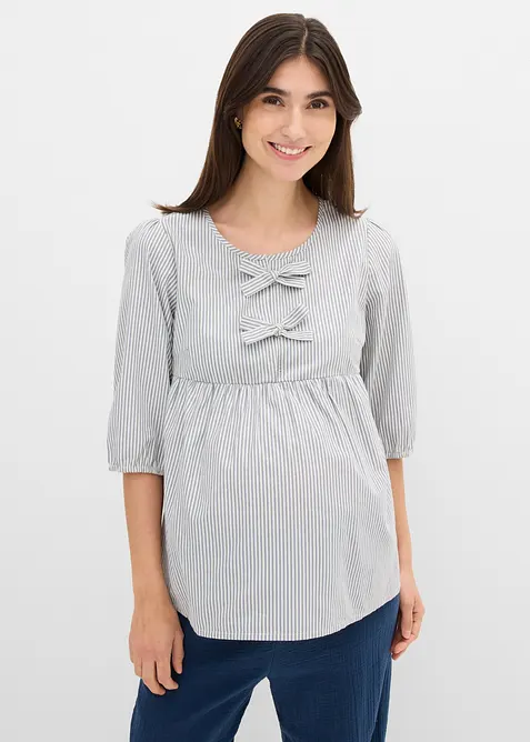Blusa pr&eacute;maman in tessuto leggero di cotone biologico, bonprix