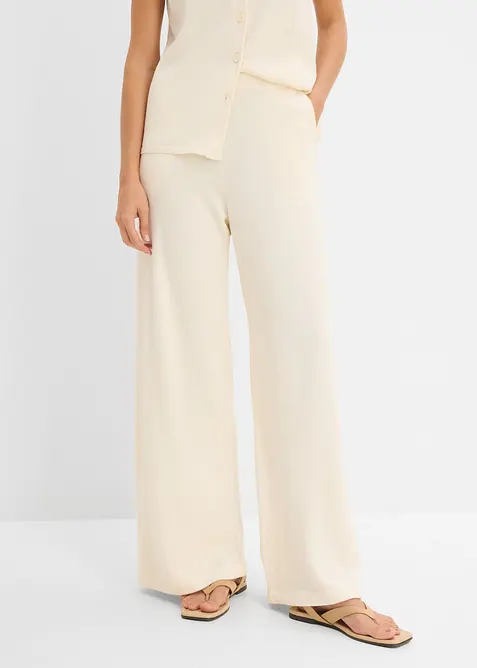 Pantaloni culotte in maglia estiva, bonprix
