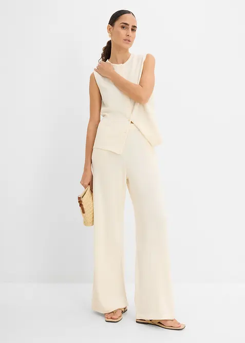 Pantaloni culotte in maglia estiva, bonprix