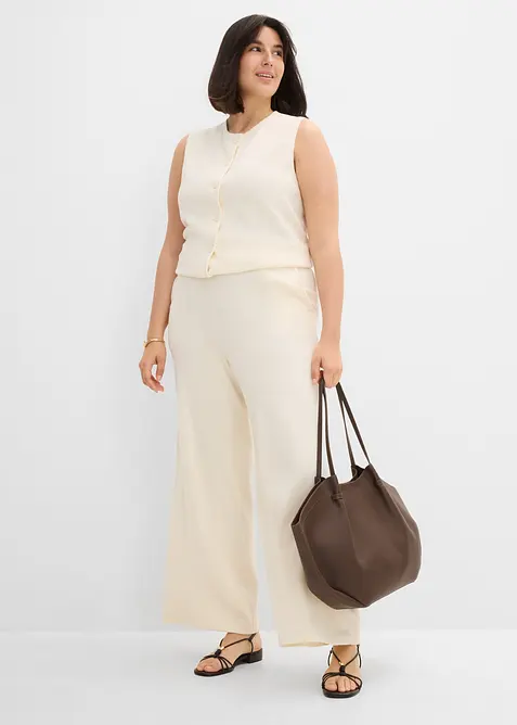 Pantaloni culotte in maglia estiva, bonprix