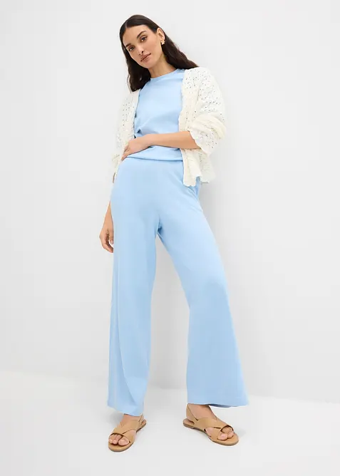 Pantaloni culotte in maglia estiva, bonprix