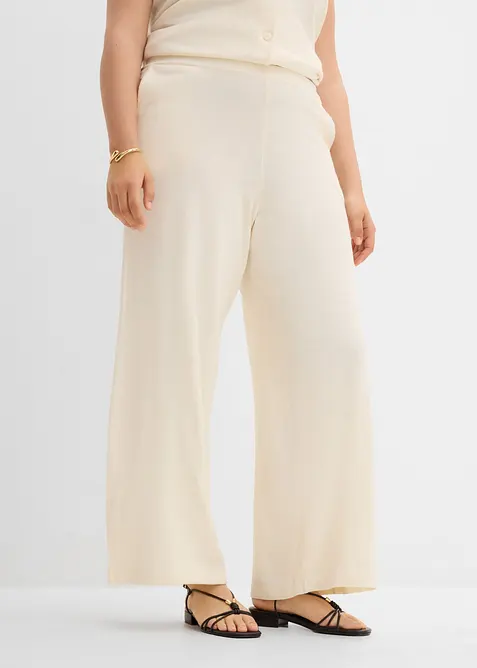 Pantaloni culotte in maglia estiva, bonprix