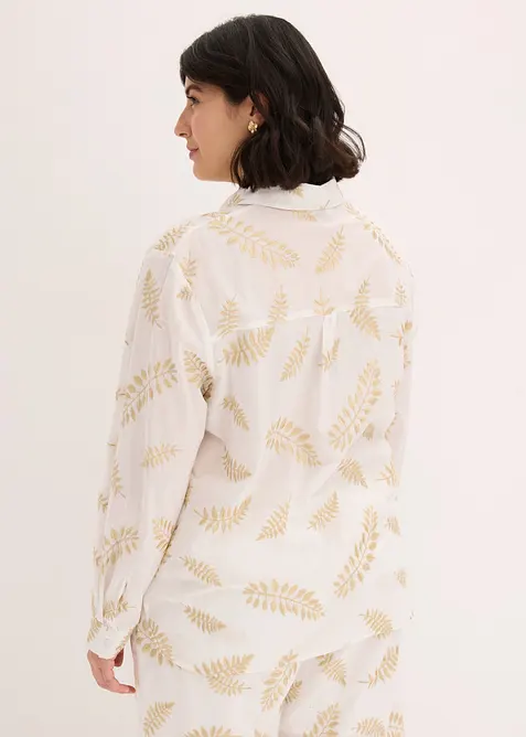 Camicetta in puro cotone con ricamo, bonprix