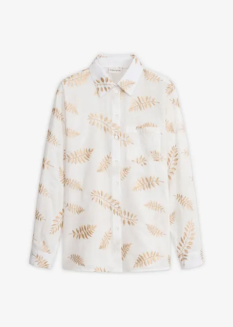 Camicetta in puro cotone con ricamo, bonprix