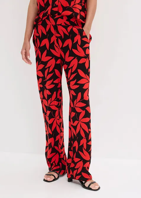 Pantaloni a palazzo in viscosa fluida, bonprix