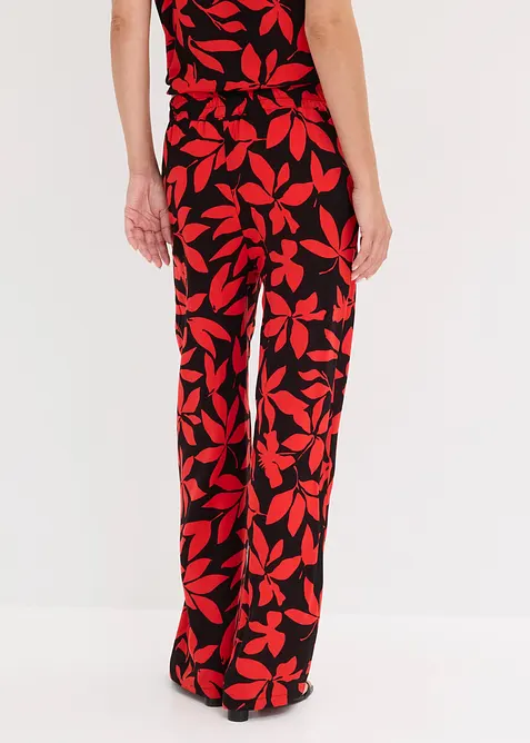 Pantaloni a palazzo in viscosa fluida, bonprix