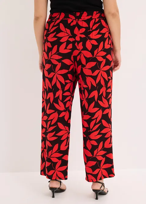 Pantaloni a palazzo in viscosa fluida, bonprix