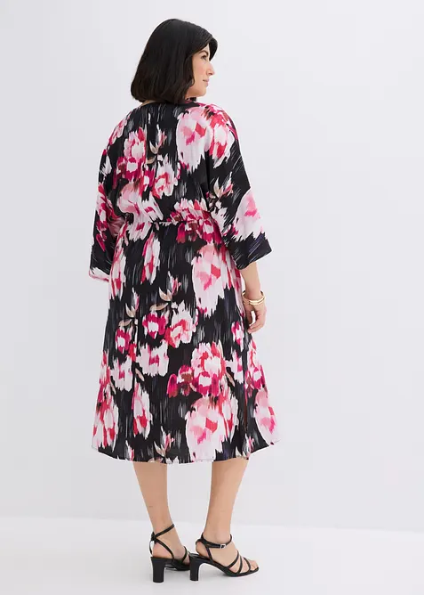 Abito midi in misto viscosa fluido, bonprix