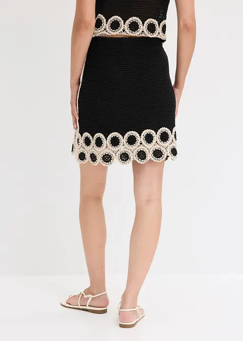 Gonna in maglia di puro cotone, bonprix