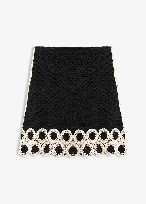 Gonna in maglia di puro cotone, bonprix