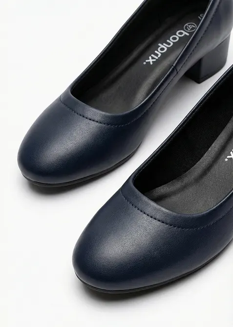 D&eacute;collet&eacute; con tacco a blocco, bonprix