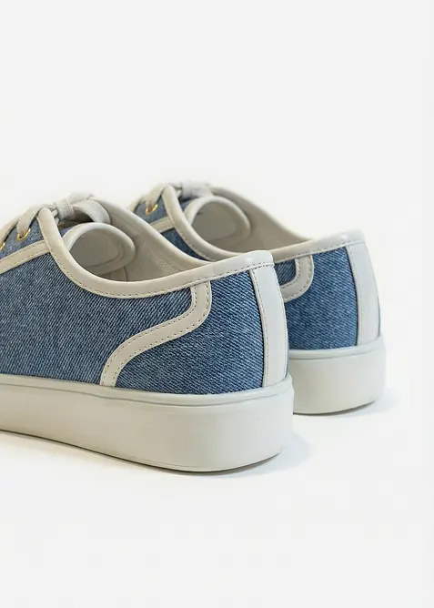 Sneaker effetto denim, bonprix
