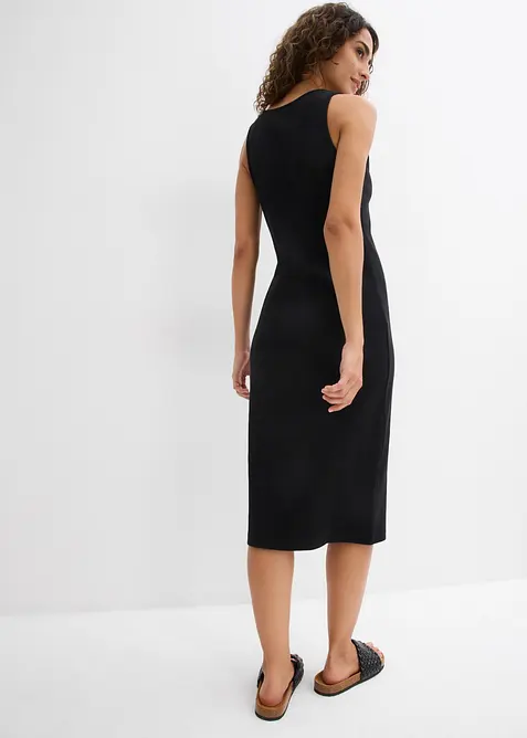 Abito con spalline in cotone biologico elasticizzato, bonprix