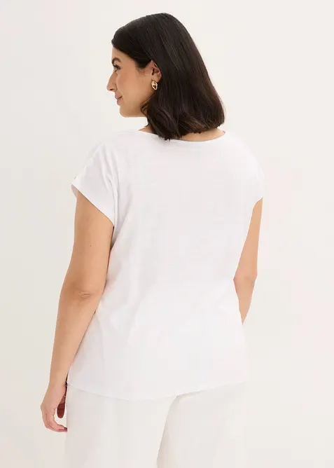 Maglia con paillettes, bonprix