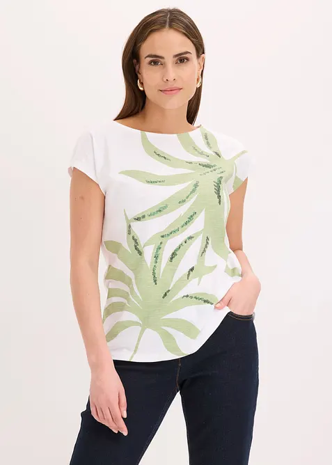 Maglia con paillettes, bonprix