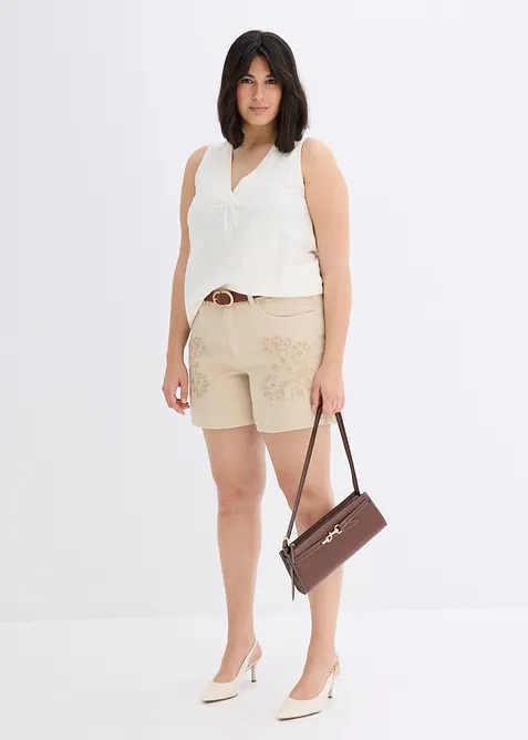 Bermuda in puro cotone, bonprix