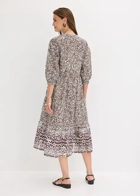 Abito midi in cotone leggero, bonprix